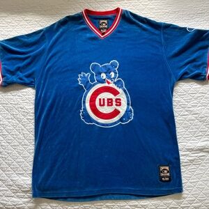 Chicago Cubs Rare Blue graphic velvet Jersey